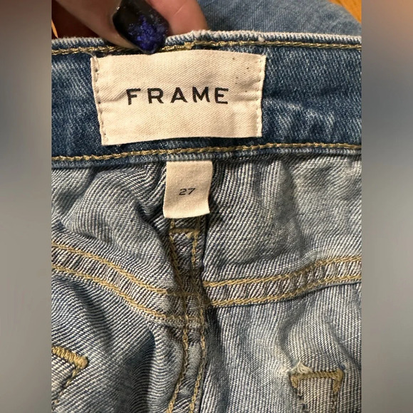 FRAME LE GARÇON EATON high-rise straight fit - Picture 6 of 8